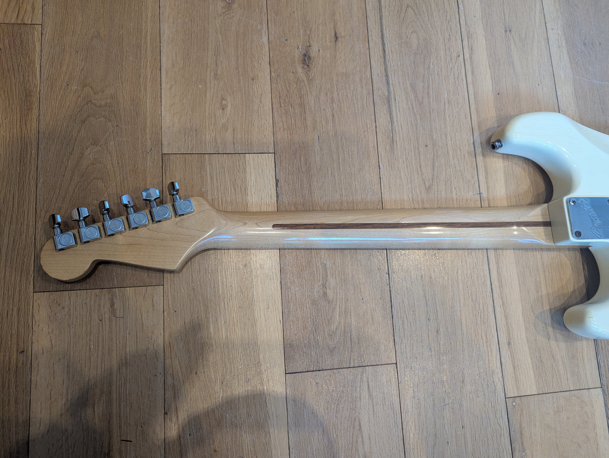 Fender USA Stratocaster 1987 in Olympic White Maple Fingerboard – Rare EE Serial No.