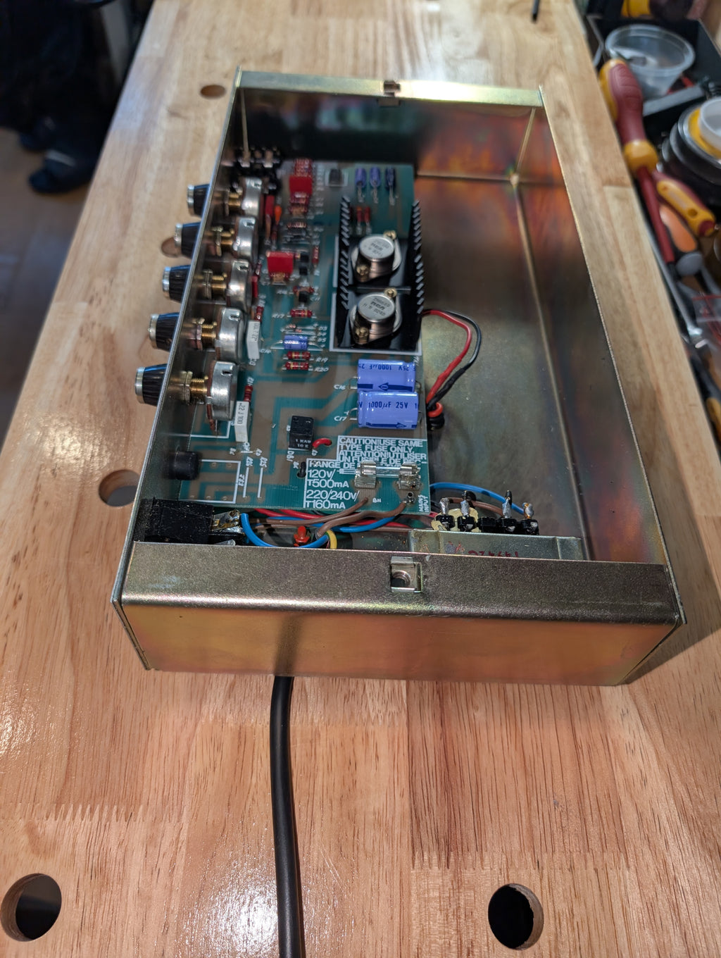 Marshall Lead 12 (MK1) - Modified to allow for an external cab to be connected.