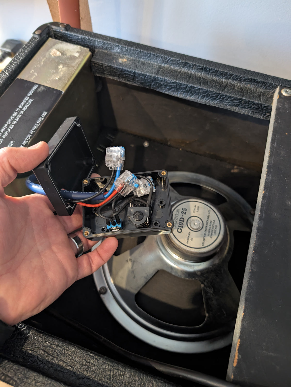 Marshall Lead 12 (MK1) - Modified to allow for an external cab to be connected.
