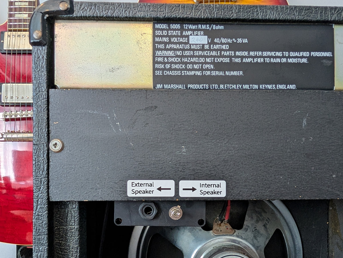 Marshall Lead 12 (MK1) - Modified to allow for an external cab to be connected.