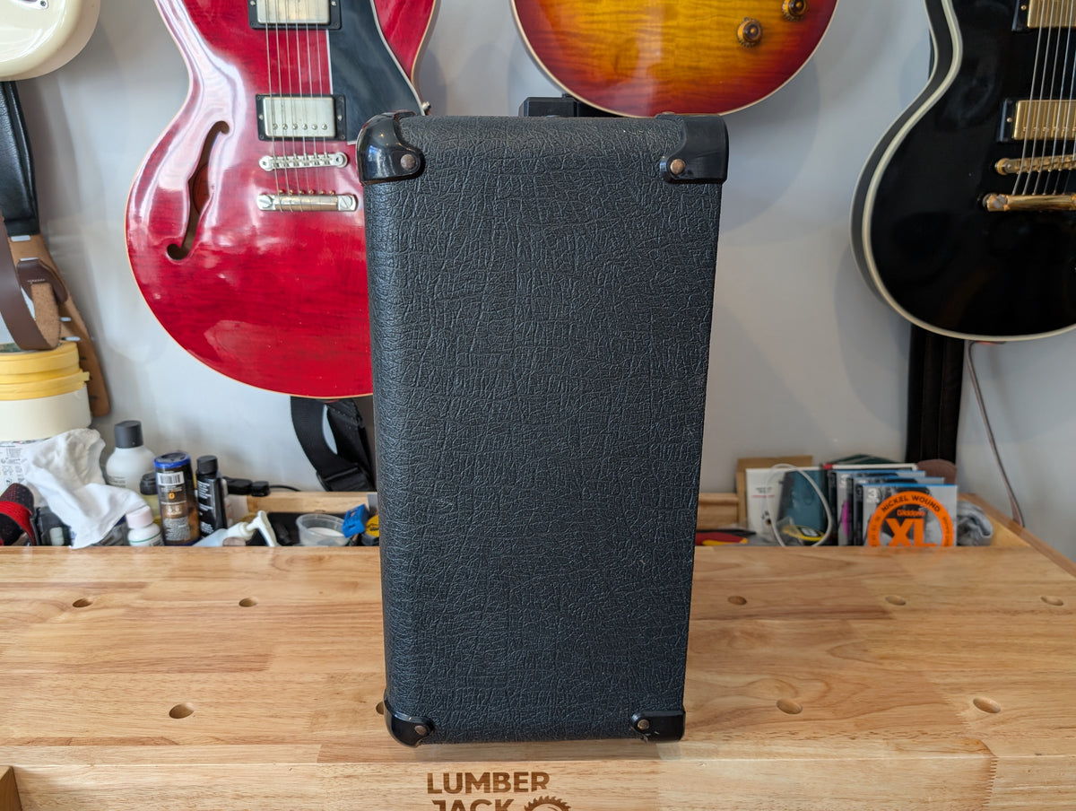 Marshall Lead 12 – (Model: 5005 – Year: 1990). Sympathetically modified to allow for an external cab to be connected.