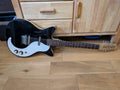 Danelectro DC12 – 12 String Guitar Black with Cream body sides – c.1998 with gig bag