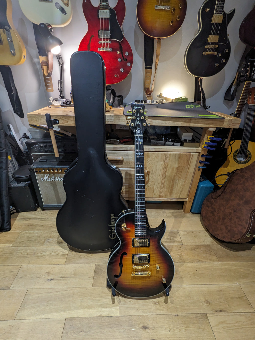 Framus AK74 (Warwick, Germany c.2001) - Refinished in Vintage Sunburst Nitro