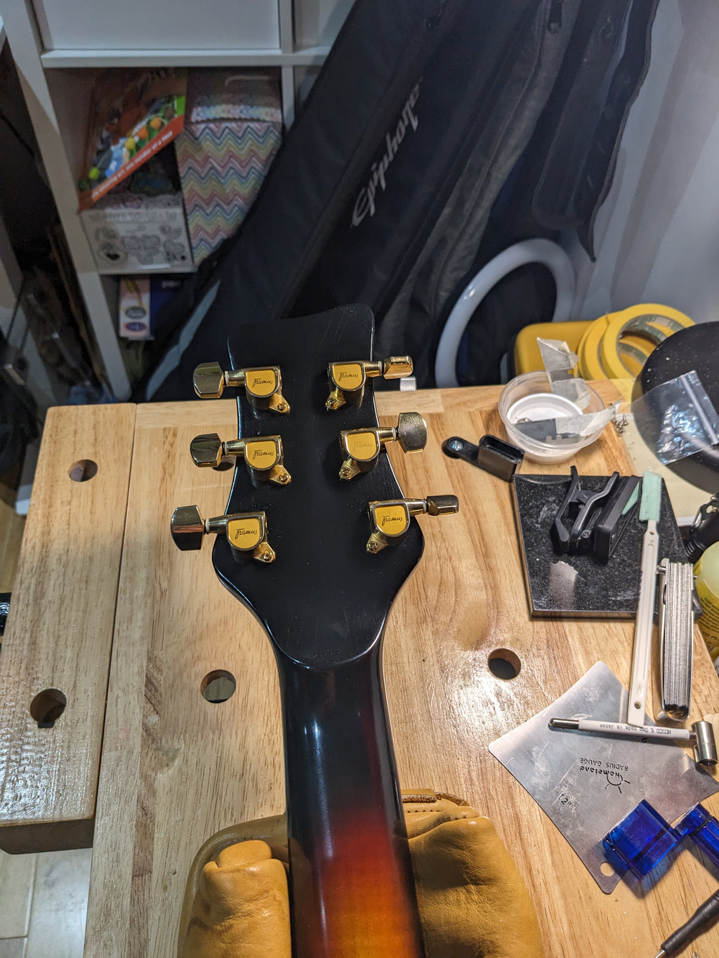 Framus AK74 (Warwick, Germany c.2001) - Refinished in Vintage Sunburst Nitro