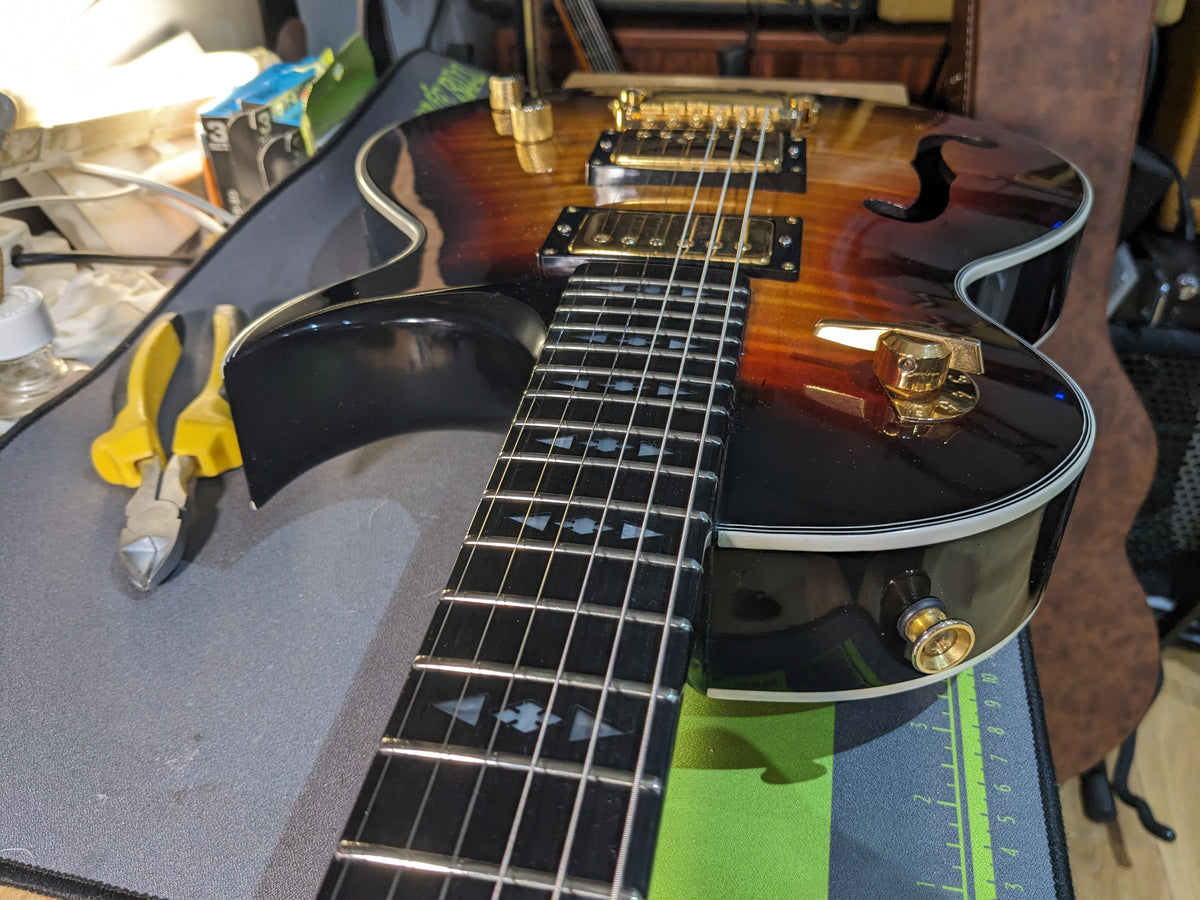 Framus AK74 (Warwick, Germany c.2001) - Refinished in Vintage Sunburst Nitro