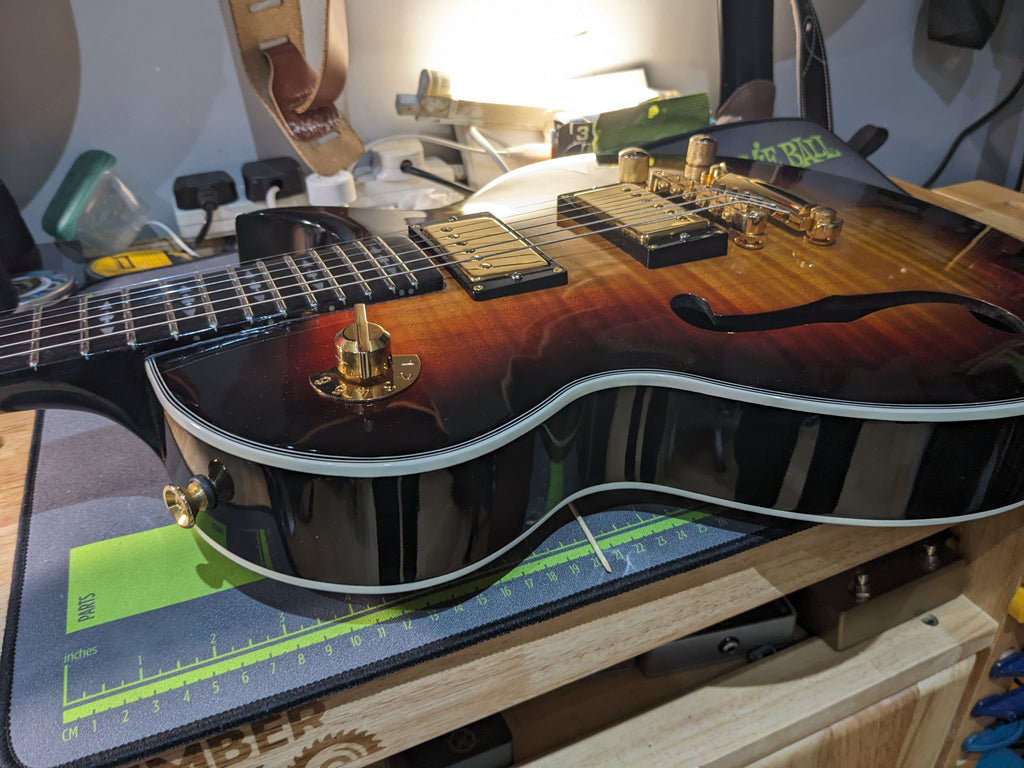 Framus AK74 (Warwick, Germany c.2001) - Refinished in Vintage Sunburst Nitro