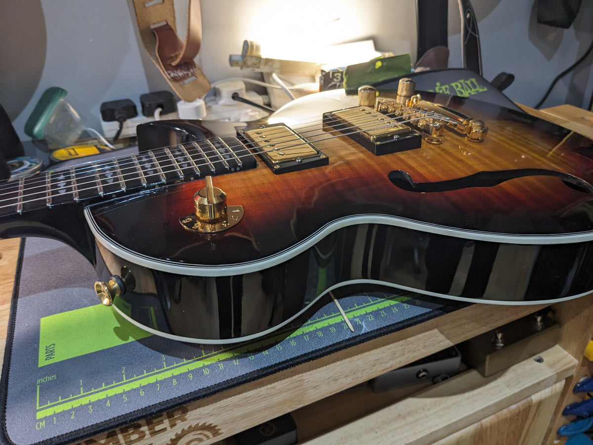Framus AK74 (Warwick, Germany c.2001) - Refinished in Vintage Sunburst Nitro