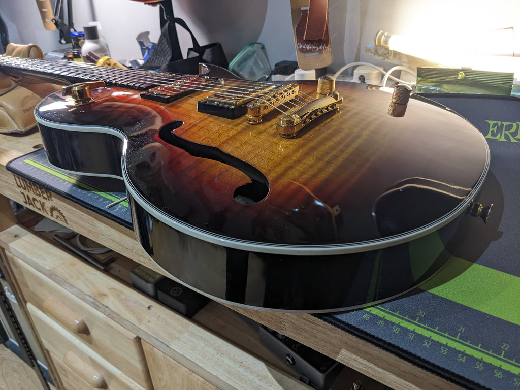 Framus AK74 (Warwick, Germany c.2001) - Refinished in Vintage Sunburst Nitro