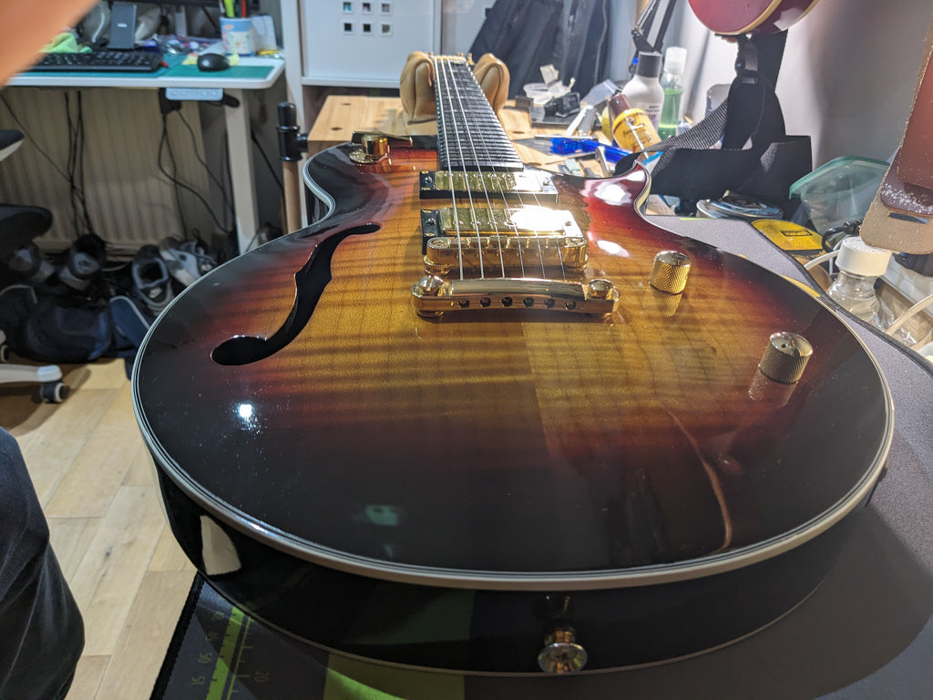 Framus AK74 (Warwick, Germany c.2001) - Refinished in Vintage Sunburst Nitro