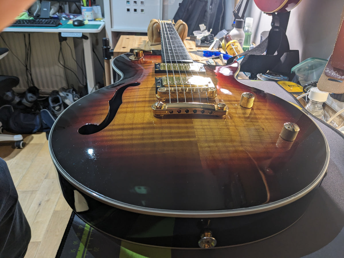 Framus AK74 (Warwick, Germany c.2001) - Refinished in Vintage Sunburst Nitro