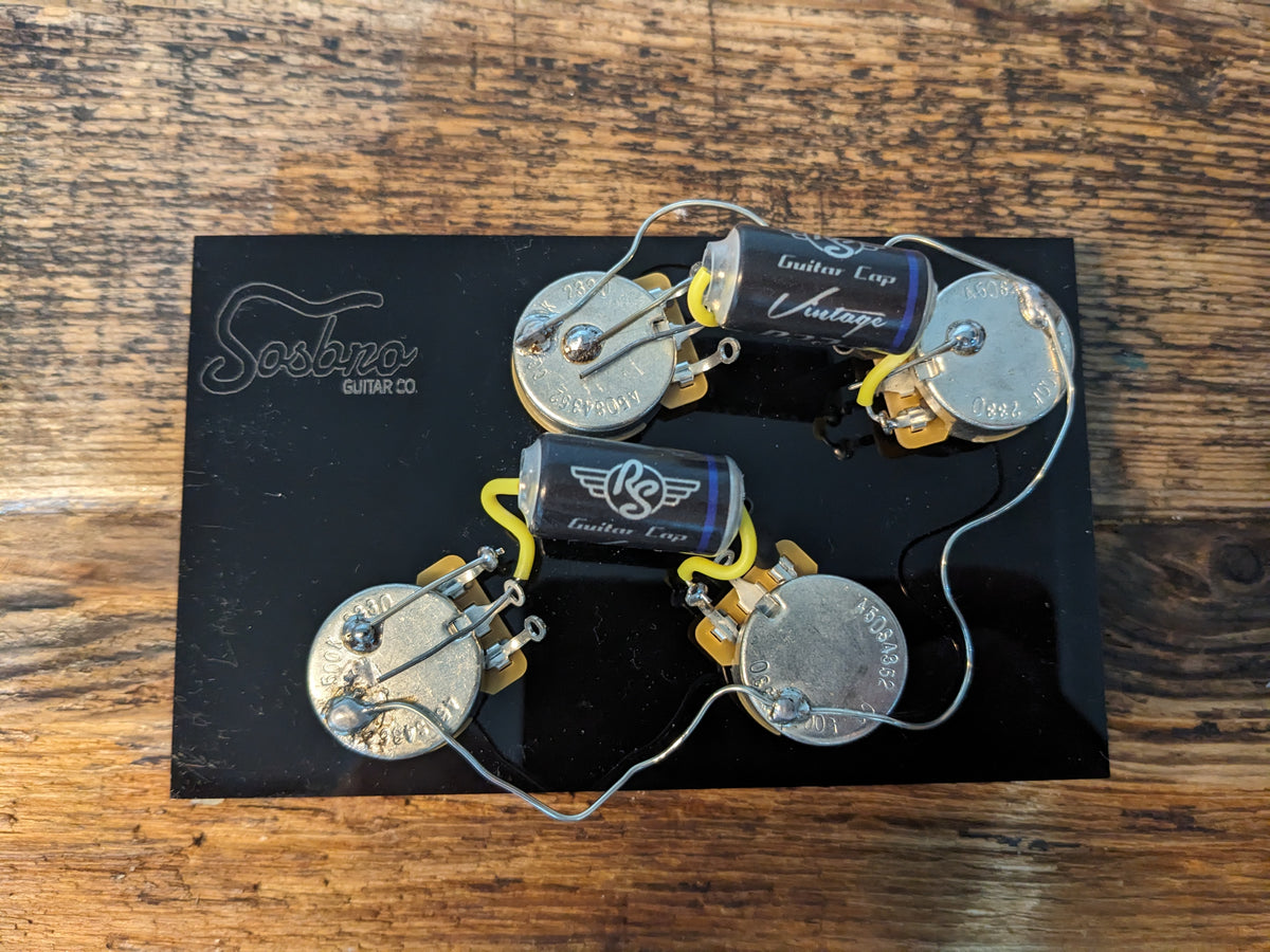 Les Paul 50’s style wiring harness upgrade - Best Parts USA CTS/RS GUITARCAP PIO