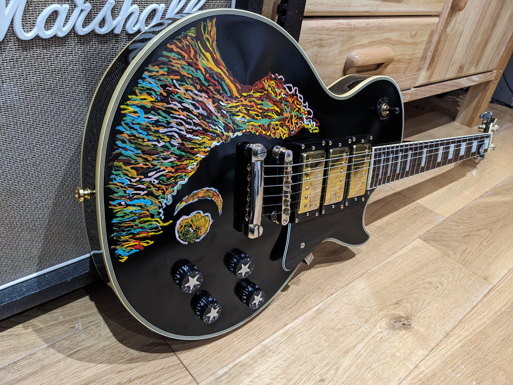 Epiphone Les Paul Custom 2008 – Keith Richards Psychedelic Hand-Painted