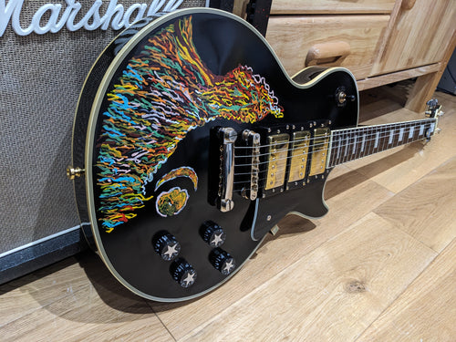 Epiphone Les Paul Custom 2008 – Keith Richards Psychedelic Hand-Painted