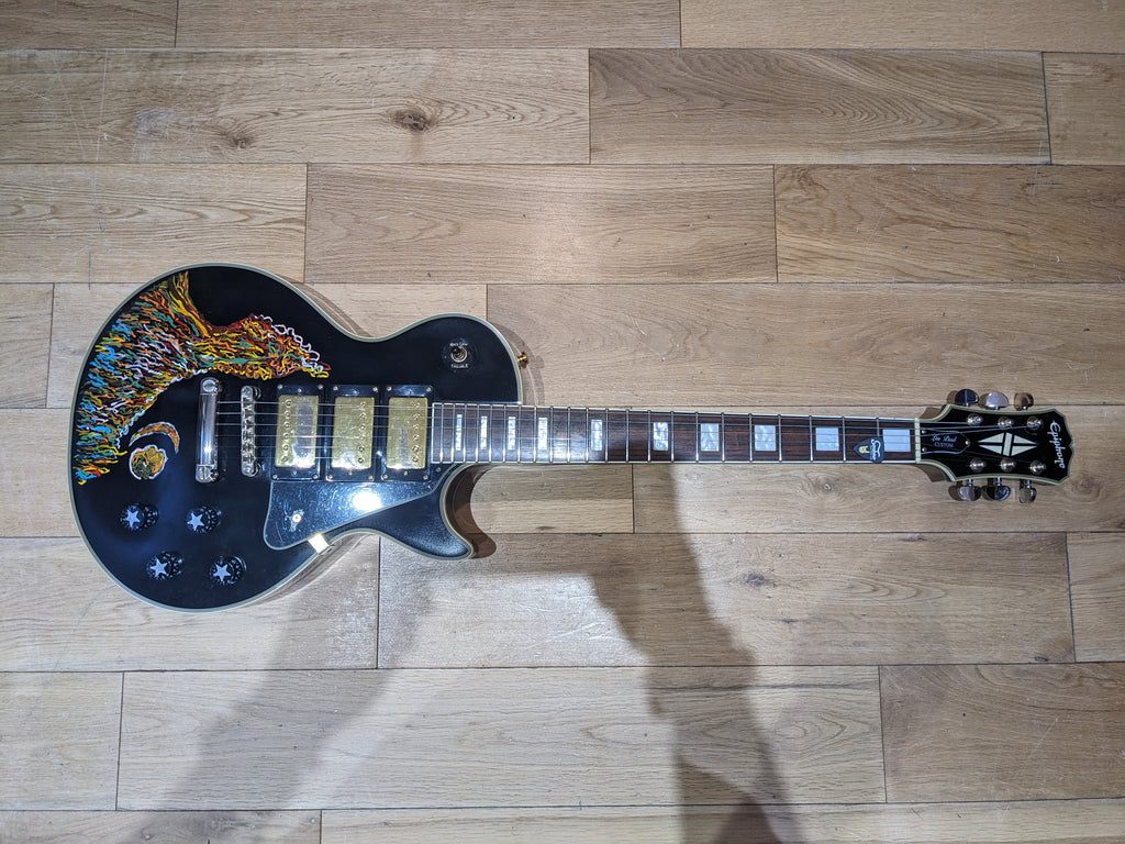 Epiphone Les Paul Custom 2008 – Keith Richards Psychedelic Hand-Painted