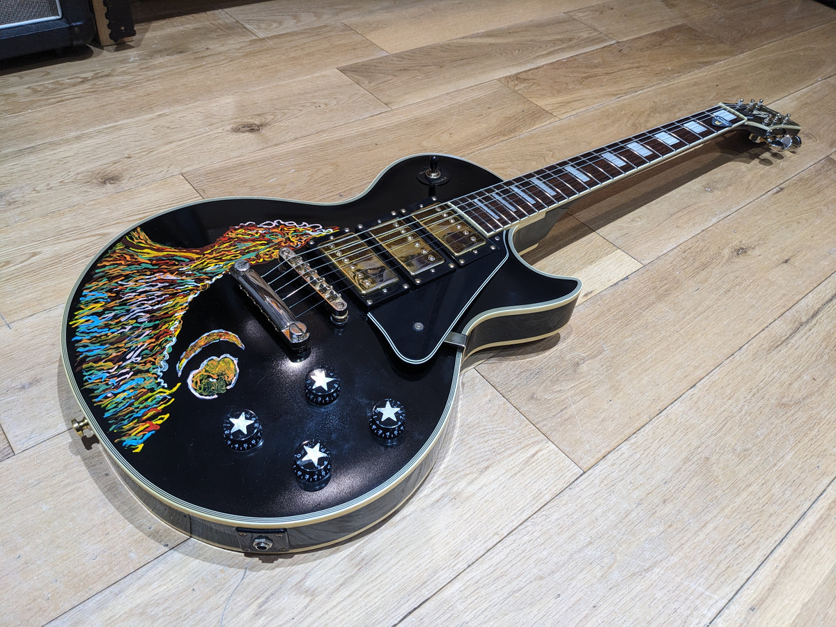 Epiphone Les Paul Custom 2008 – Keith Richards Psychedelic Hand-Painted
