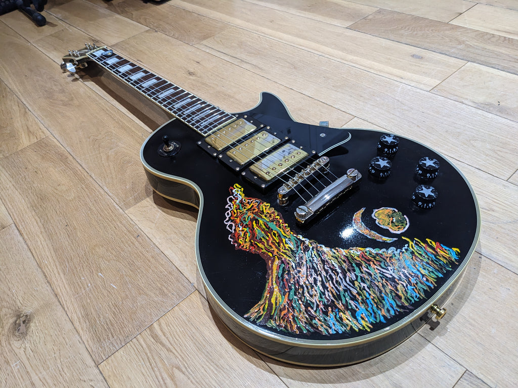 Epiphone Les Paul Custom 2008 – Keith Richards Psychedelic Hand-Painted