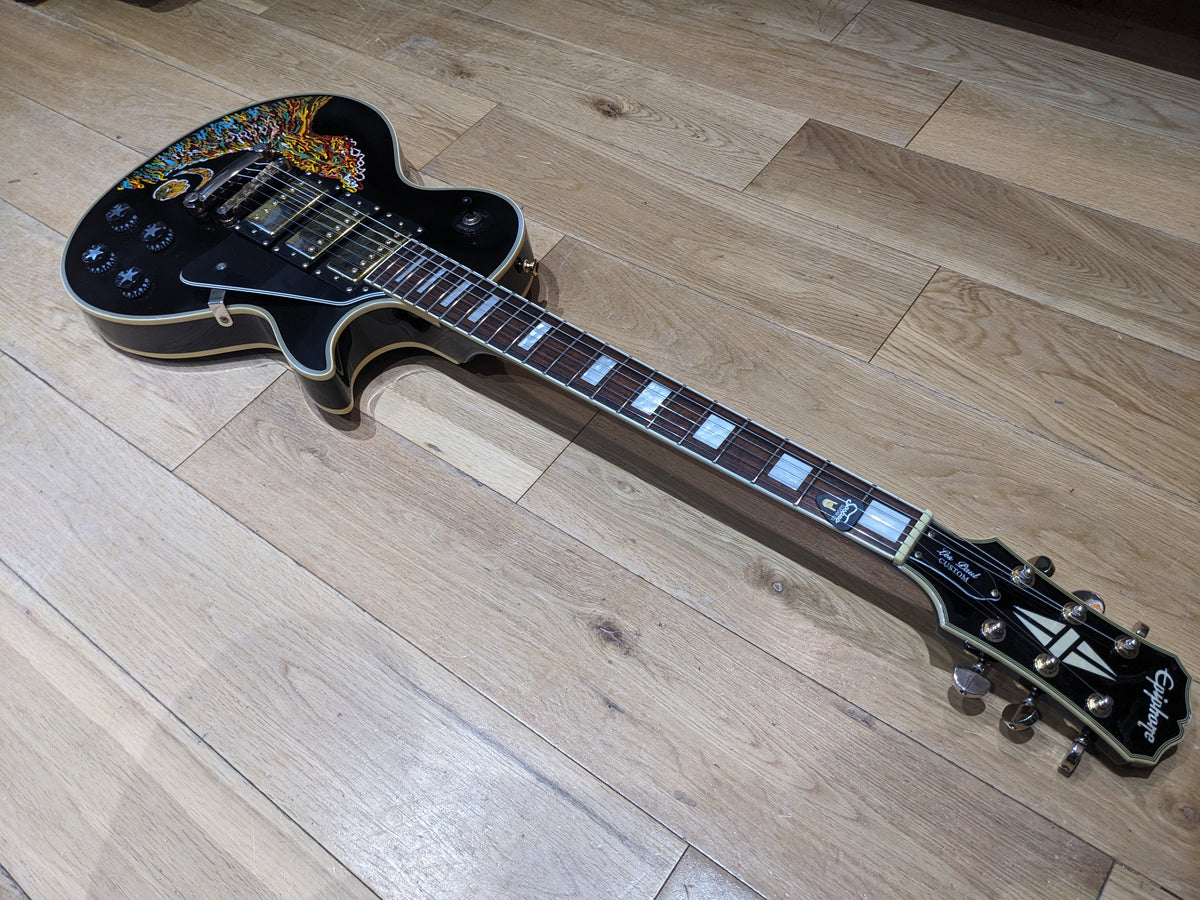 Epiphone Les Paul Custom 2008 – Keith Richards Psychedelic Hand-Painted