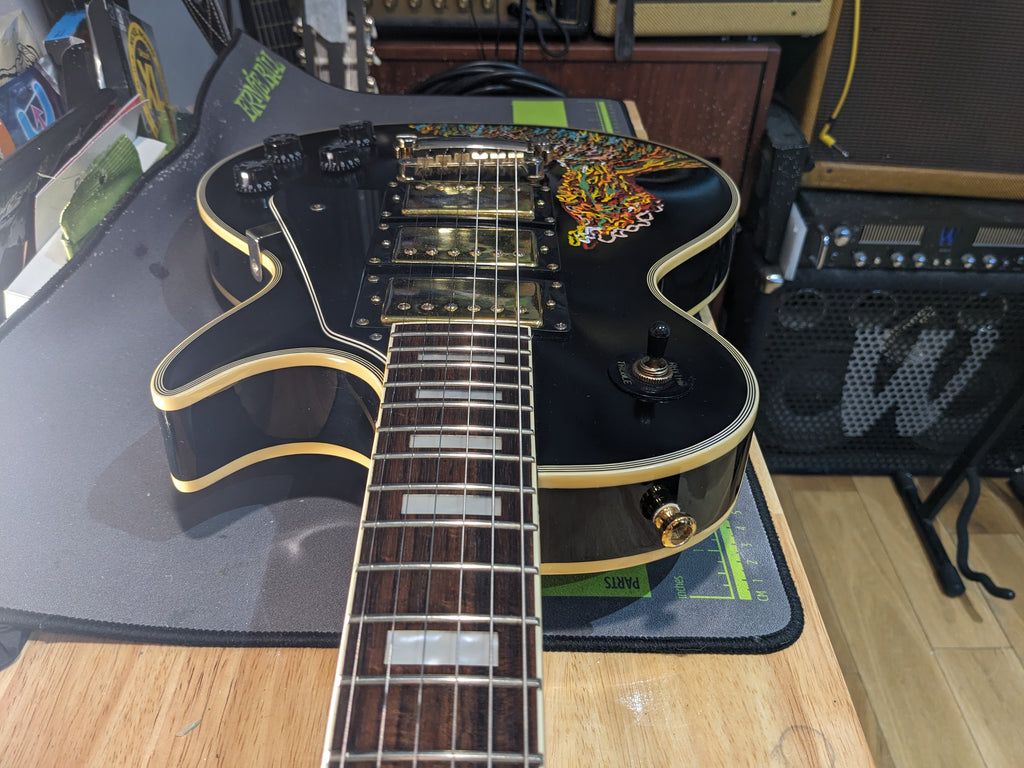 Epiphone Les Paul Custom 2008 – Keith Richards Psychedelic Hand-Painted