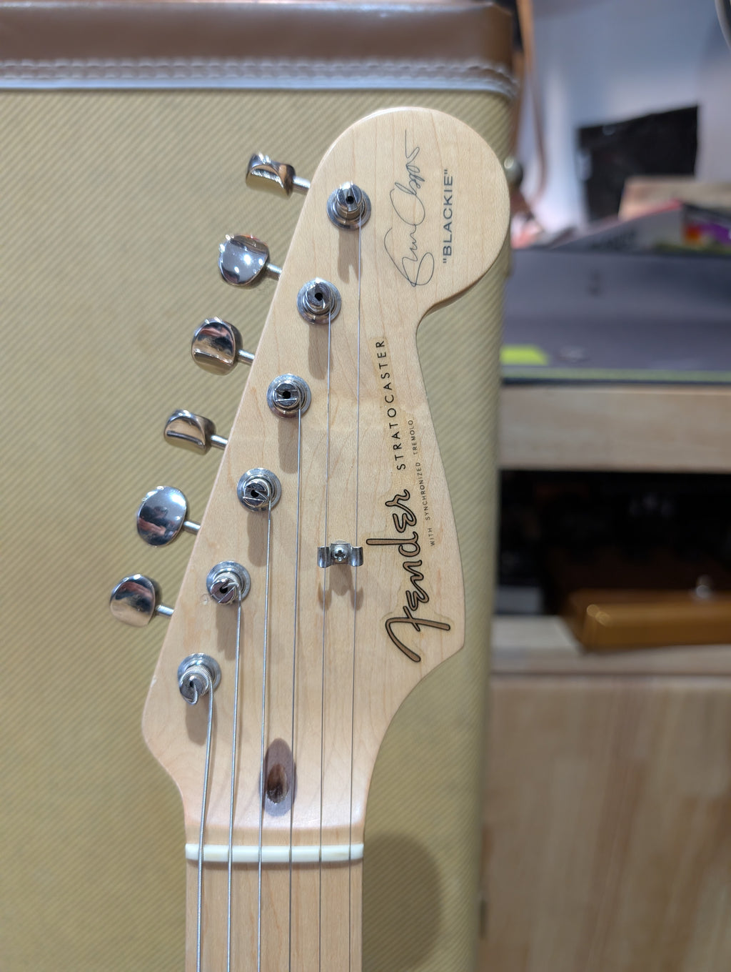 Fender Eric Clapton ‘Blackie’ USA Stratocaster with Fender Lace Sensor Pickups (1999)