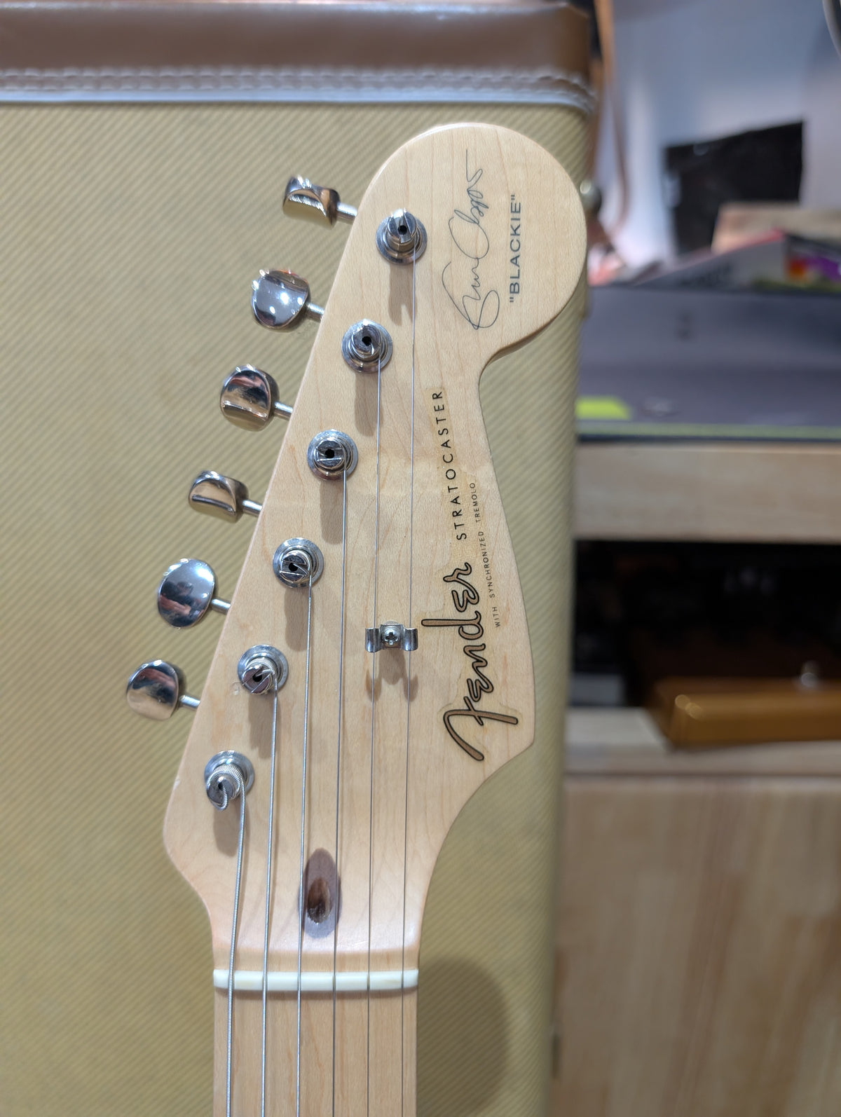 Fender Eric Clapton ‘Blackie’ USA Stratocaster with Fender Lace Sensor Pickups (1999)