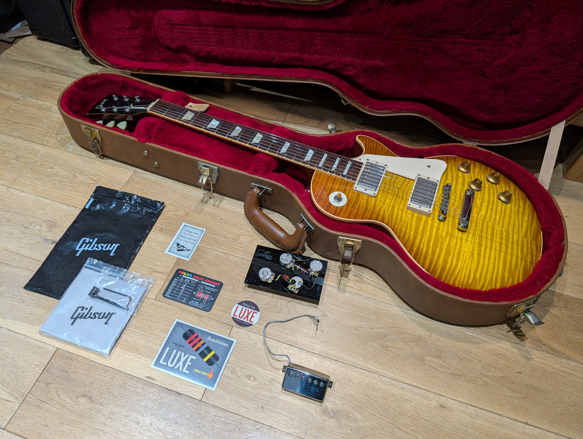 Gibson 1959 Les Paul Reissue VOS – R9 Sunrise Tea Burst