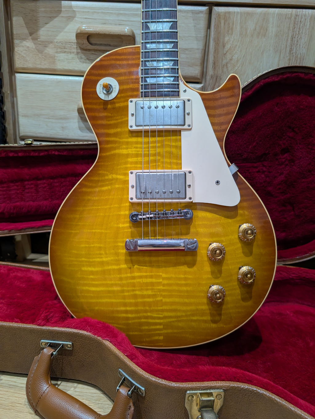 Gibson 1959 Les Paul Reissue VOS – R9 Sunrise Tea Burst