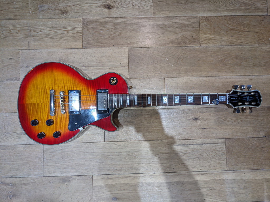 Epiphone Les Paul Custom Cherry SBurst 2001 (Unsung, Korea) Upgraded 50’s Wiring