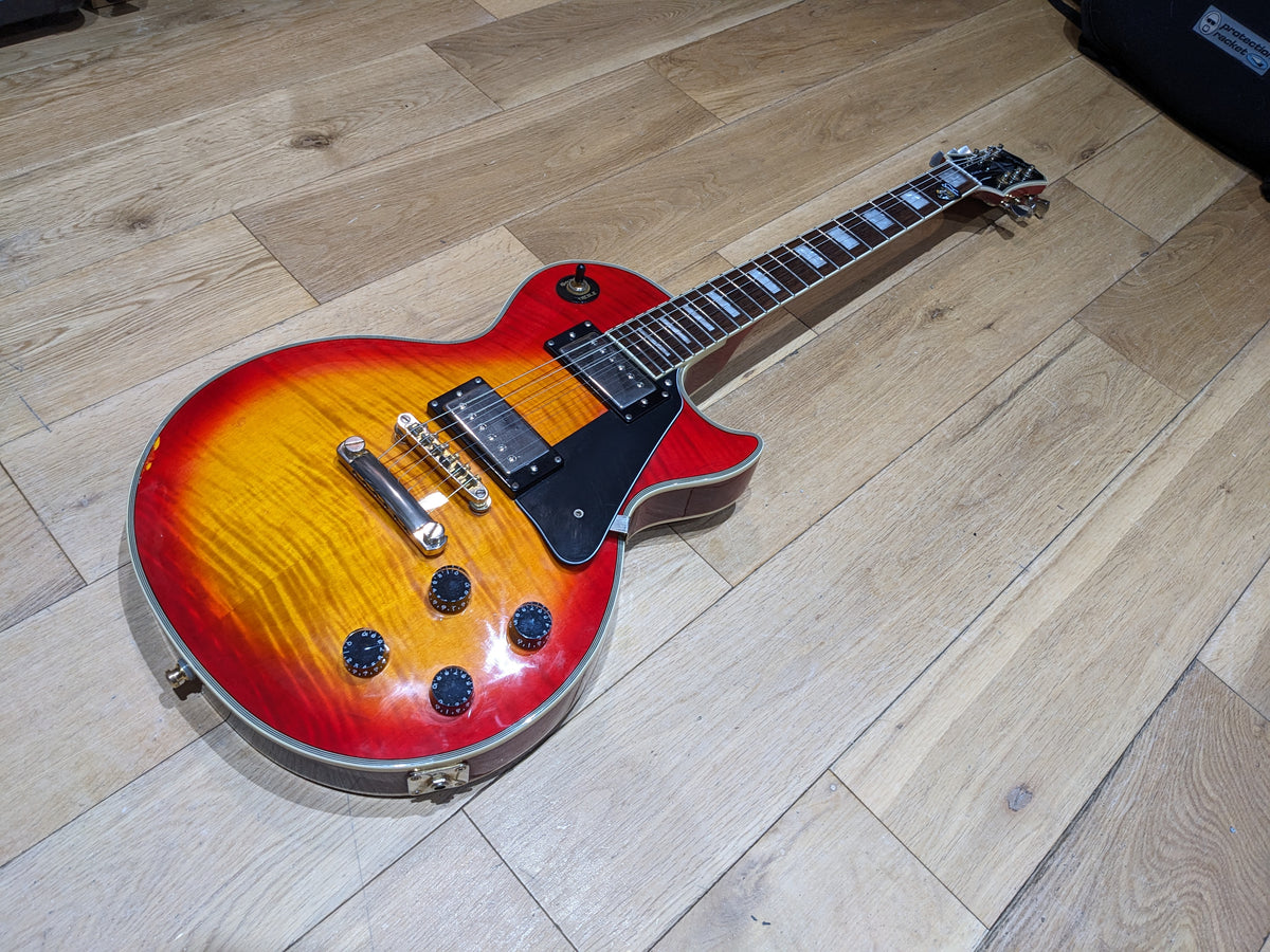 Epiphone Les Paul Custom Cherry SBurst 2001 (Unsung, Korea) Upgraded 50’s Wiring