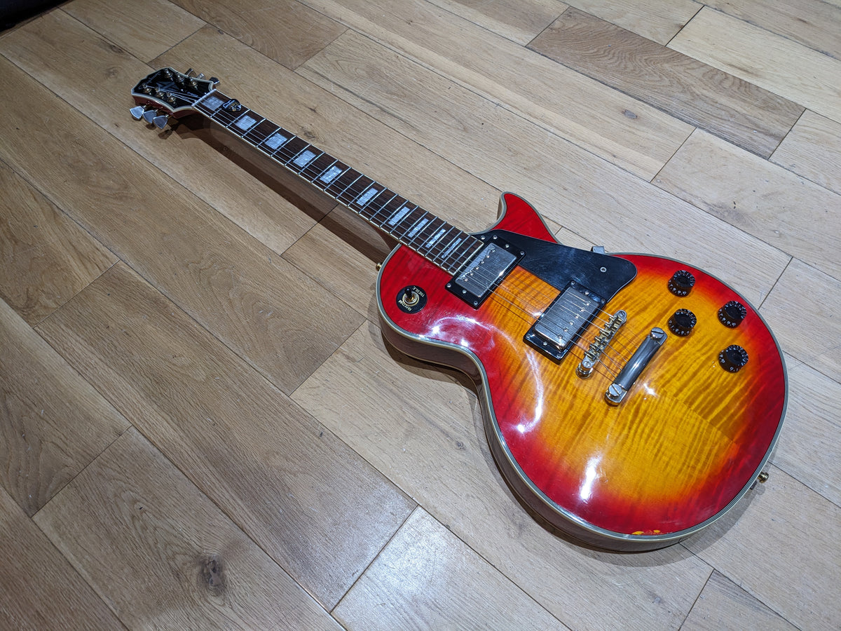 Epiphone Les Paul Custom Cherry SBurst 2001 (Unsung, Korea) Upgraded 50’s Wiring