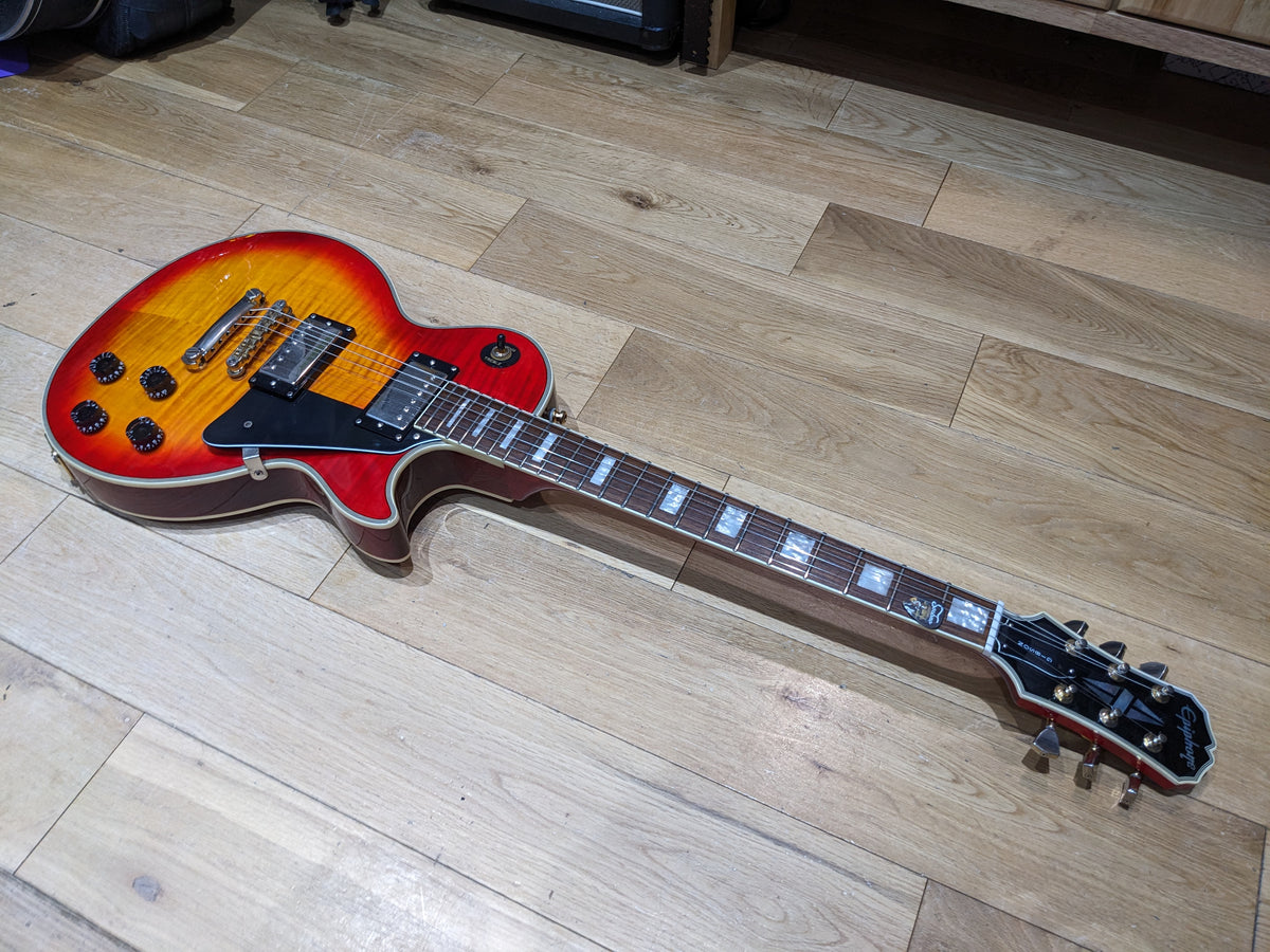 Epiphone Les Paul Custom Cherry SBurst 2001 (Unsung, Korea) Upgraded 50’s Wiring