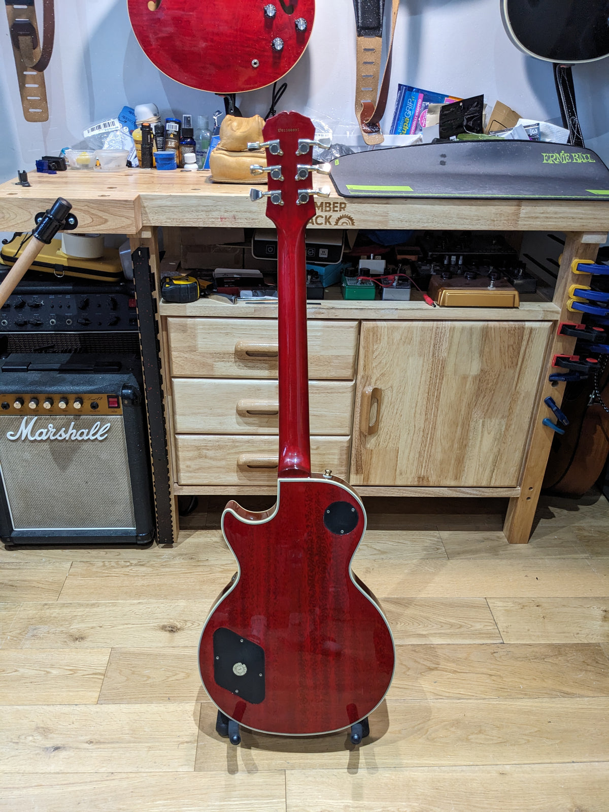 Epiphone Les Paul Custom Cherry SBurst 2001 (Unsung, Korea) Upgraded 50’s Wiring