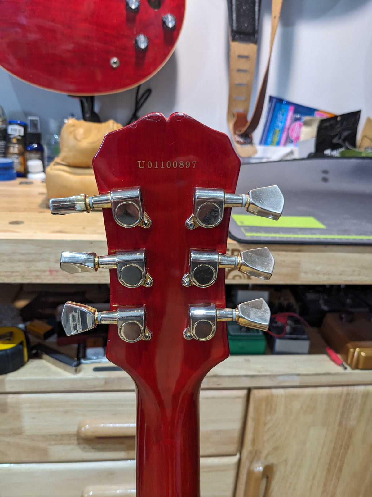 Epiphone Les Paul Custom Cherry SBurst 2001 (Unsung, Korea) Upgraded 50’s Wiring