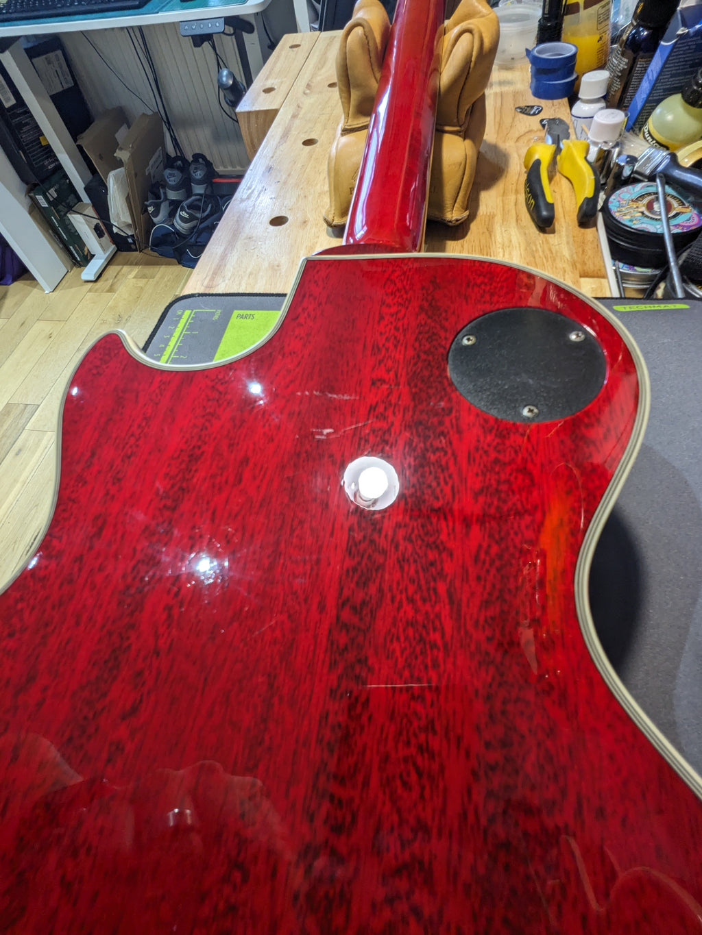Epiphone Les Paul Custom Cherry SBurst 2001 (Unsung, Korea) Upgraded 50’s Wiring