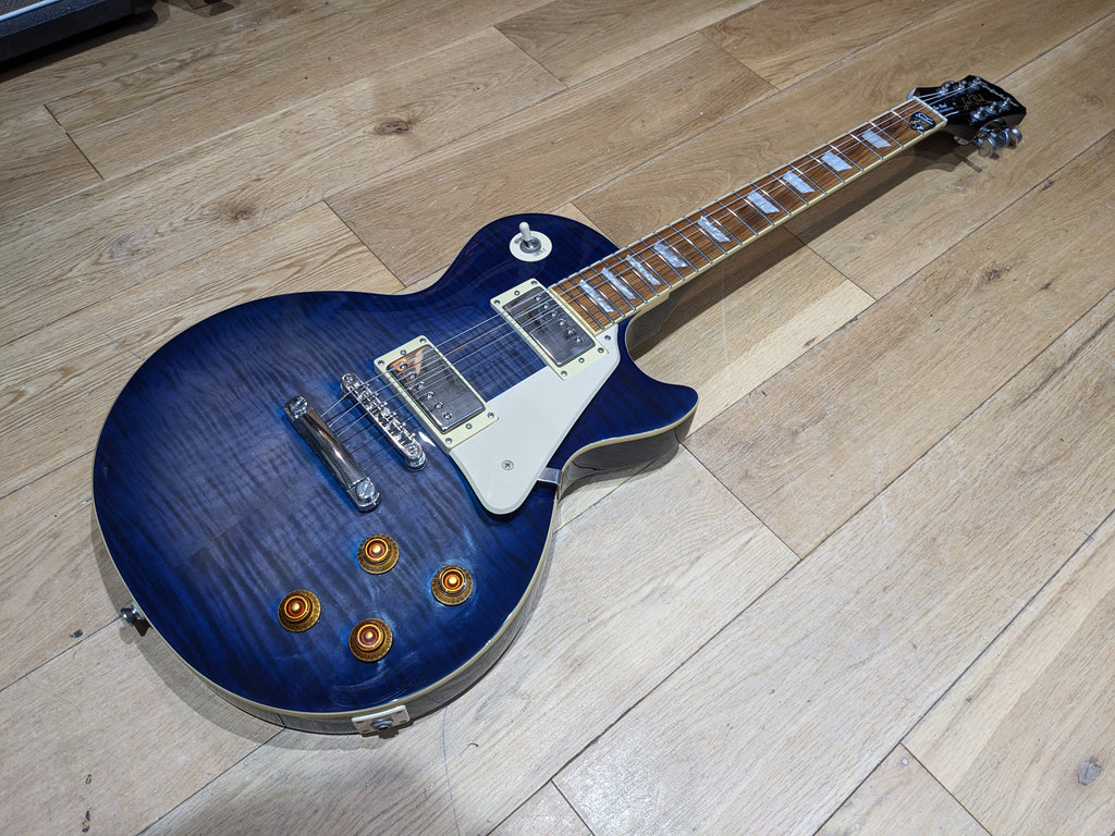 Epiphone Les Paul Standard Pro Trans Blue Burst (2017) with Coil-Splitting