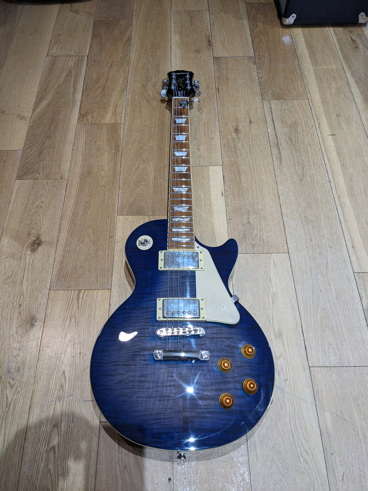 Epiphone Les Paul Standard Pro Trans Blue Burst (2017) with Coil-Splitting
