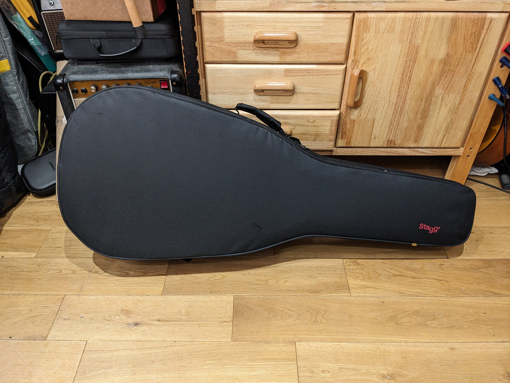 Stagg Acoustic Guitar Moulded (expanded polystyrene) Case HGB2-W