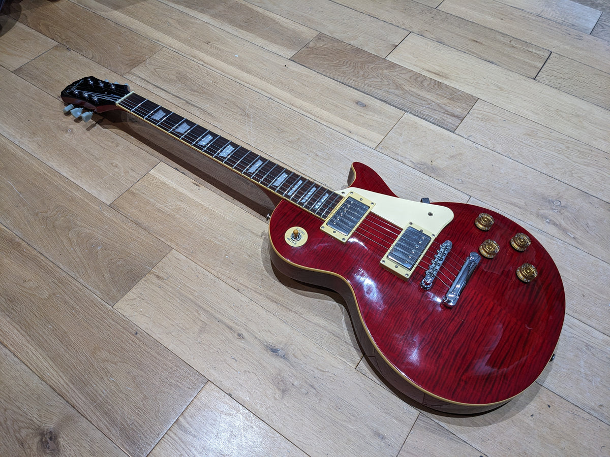 Epiphone Les Paul Standard LTD Edition Red (2001) Unsung, Korea + Other Upgrades