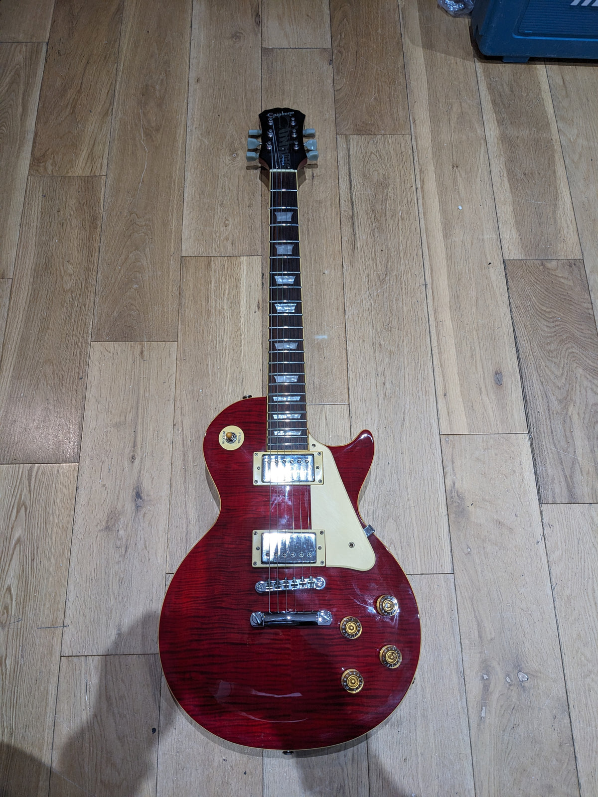 Epiphone Les Paul Standard LTD Edition Red (2001) Unsung, Korea + Other Upgrades