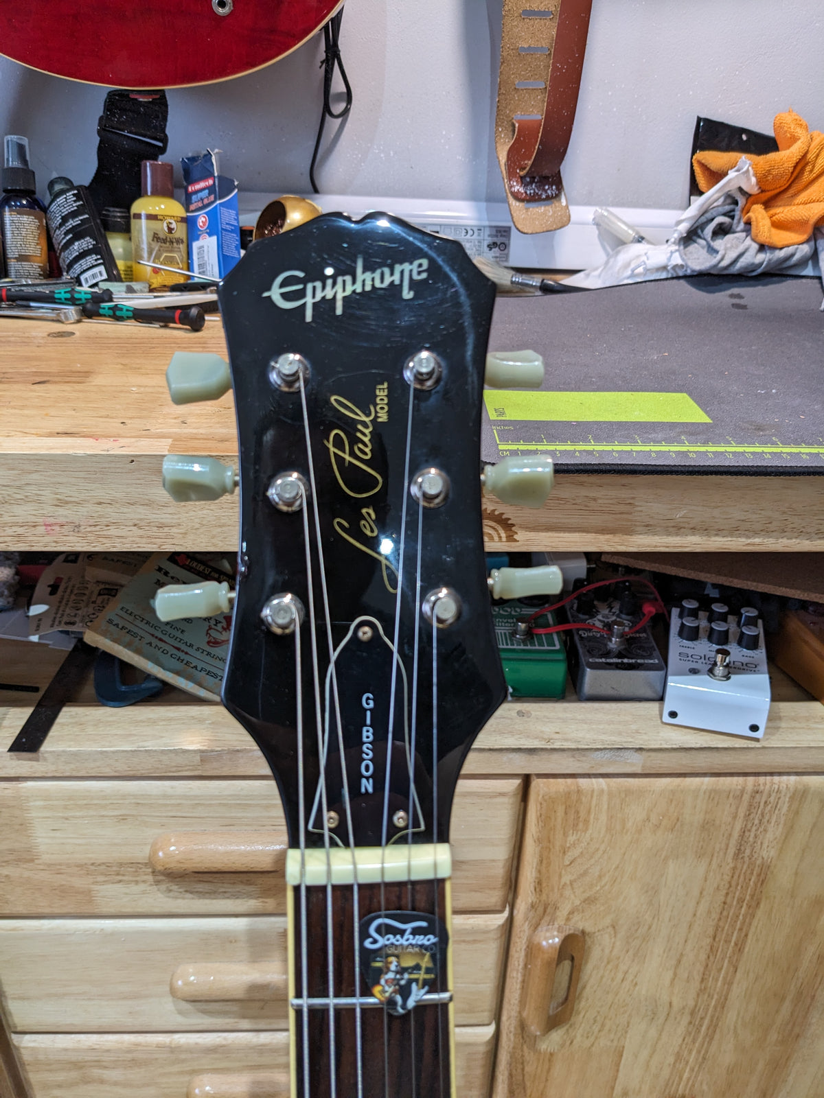 Epiphone Les Paul Standard LTD Edition Red (2001) Unsung, Korea + Other Upgrades