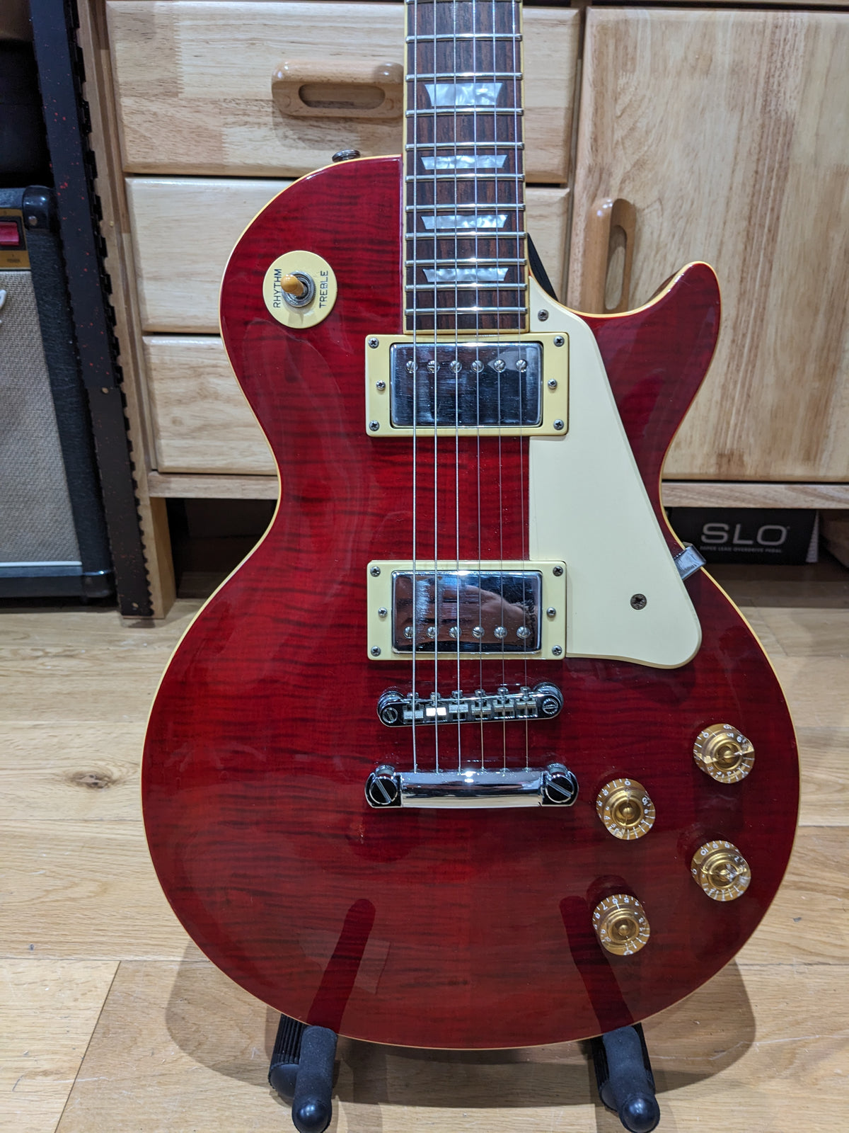 Epiphone Les Paul Standard LTD Edition Red (2001) Unsung, Korea + Other Upgrades