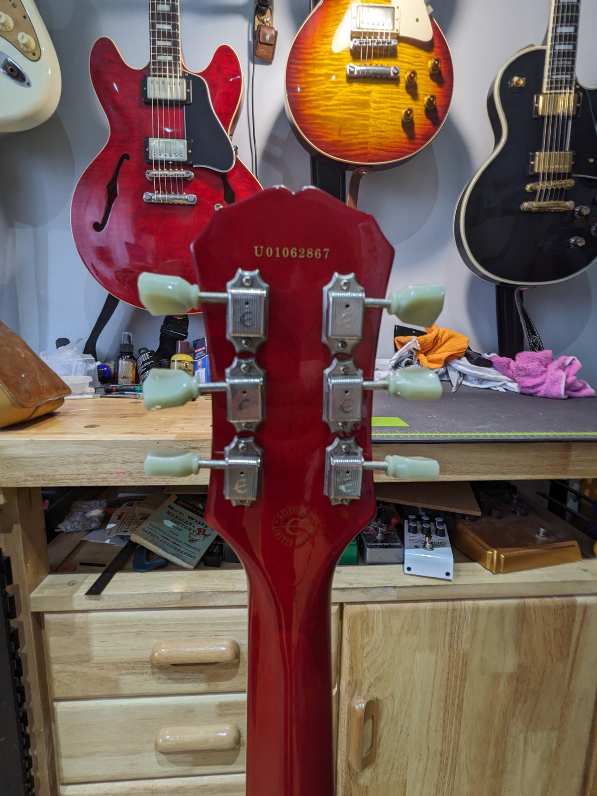 Epiphone Les Paul Standard LTD Edition Red (2001) Unsung, Korea + Other Upgrades