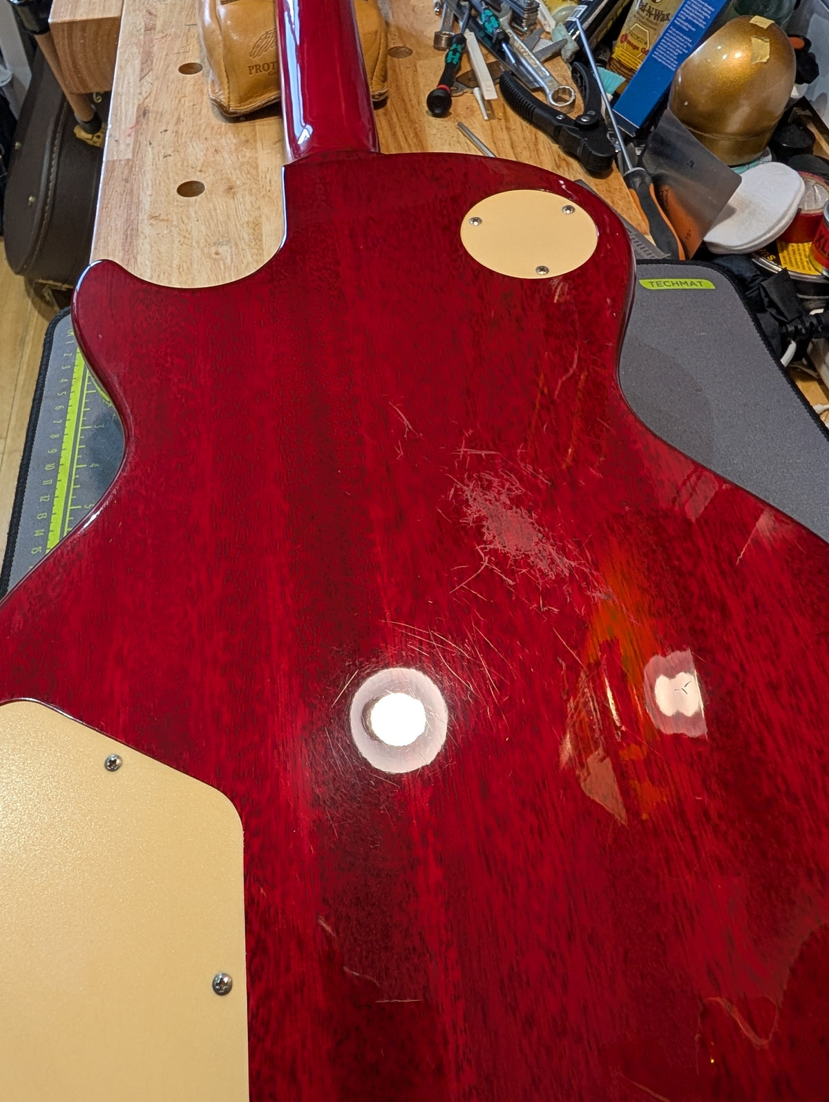 Epiphone Les Paul Standard LTD Edition Red (2001) Unsung, Korea + Other Upgrades
