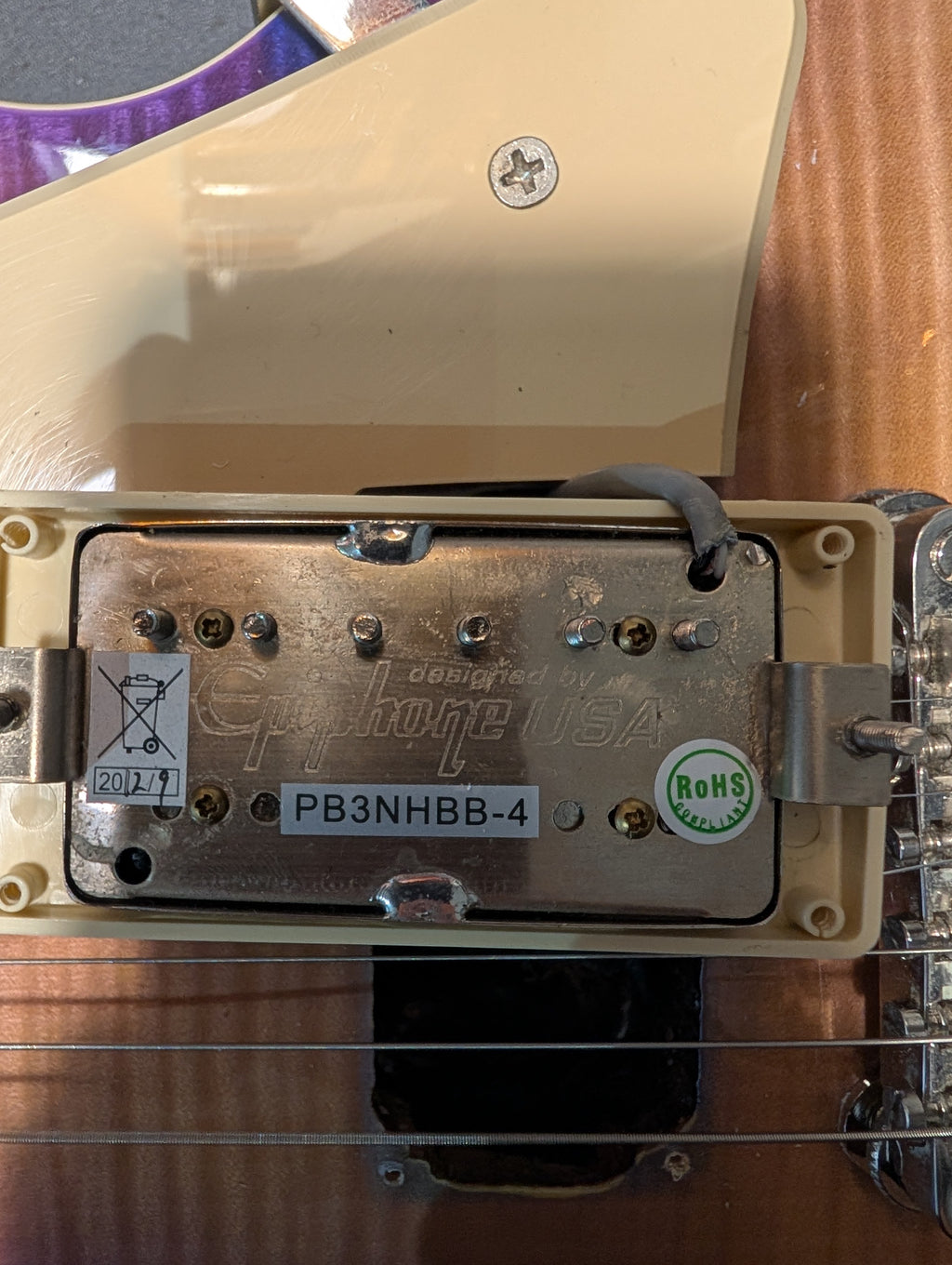 Epiphone Les Paul Standard Pro Trans Purple Faded Burst (2012)
