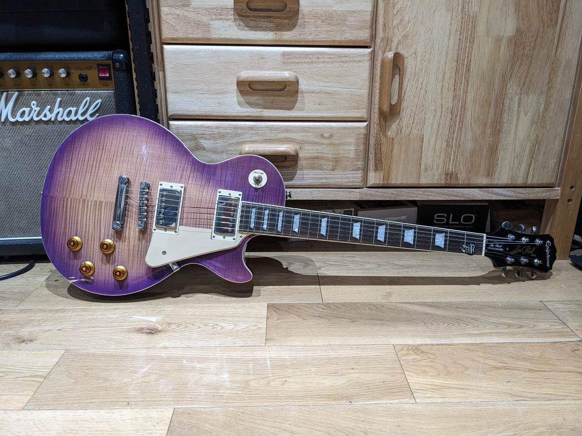 Epiphone Les Paul Standard Pro Trans Purple Faded Burst (2012)