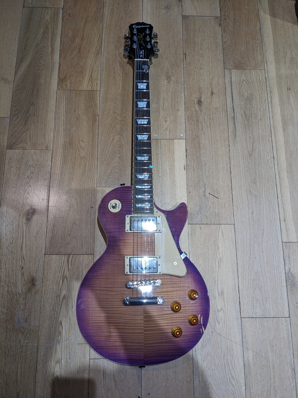 Epiphone Les Paul Standard Pro Trans Purple Faded Burst (2012)