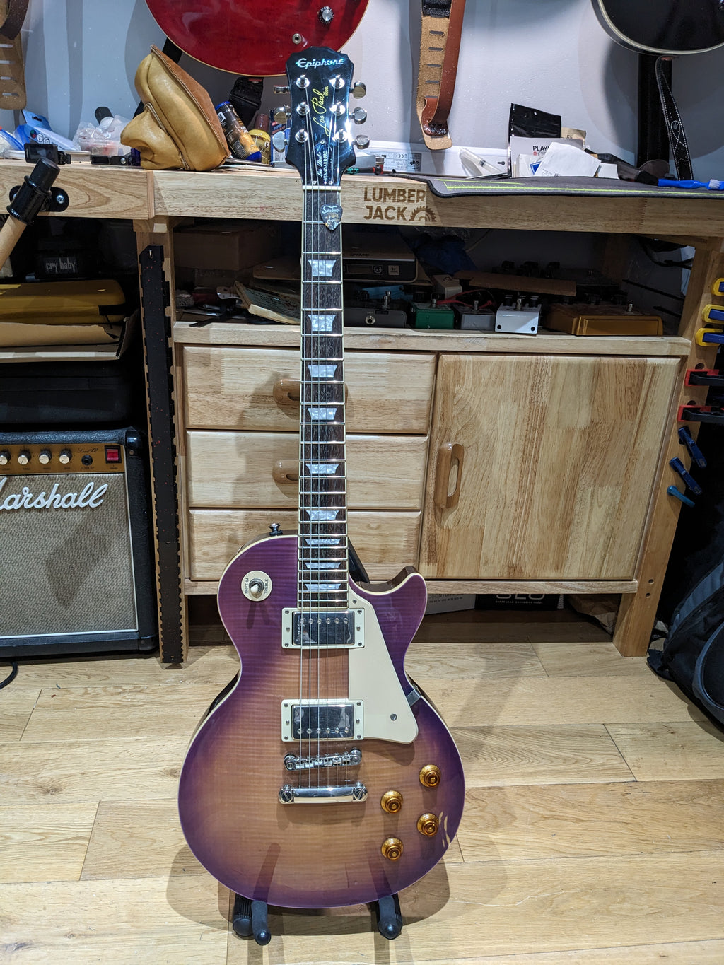 Epiphone Les Paul Standard Pro Trans Purple Faded Burst (2012)