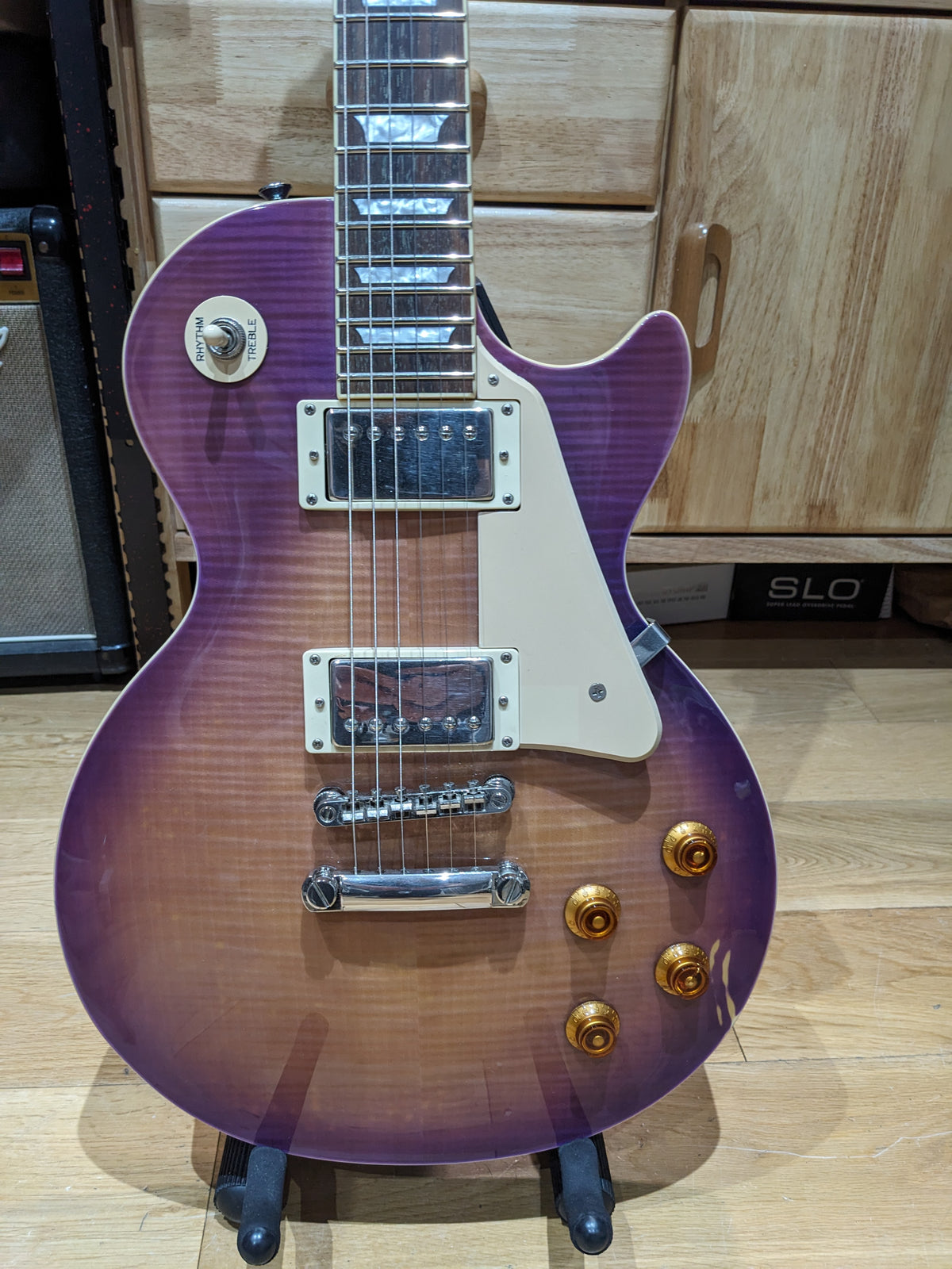 Epiphone Les Paul Standard Pro Trans Purple Faded Burst (2012)
