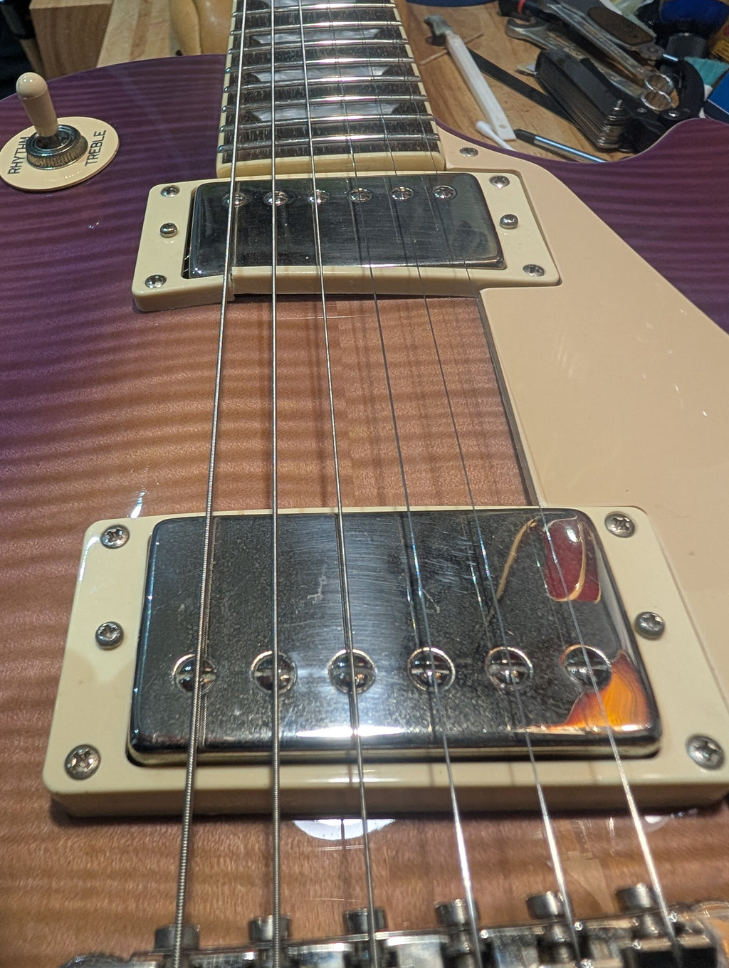 Epiphone Les Paul Standard Pro Trans Purple Faded Burst (2012)