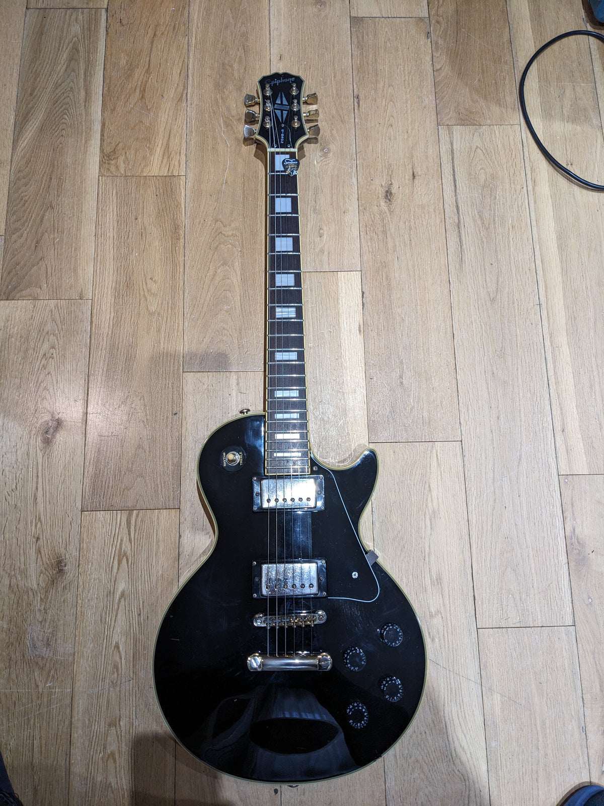 Epiphone Les Paul Custom Ebony Black (2001) Samick, Korea