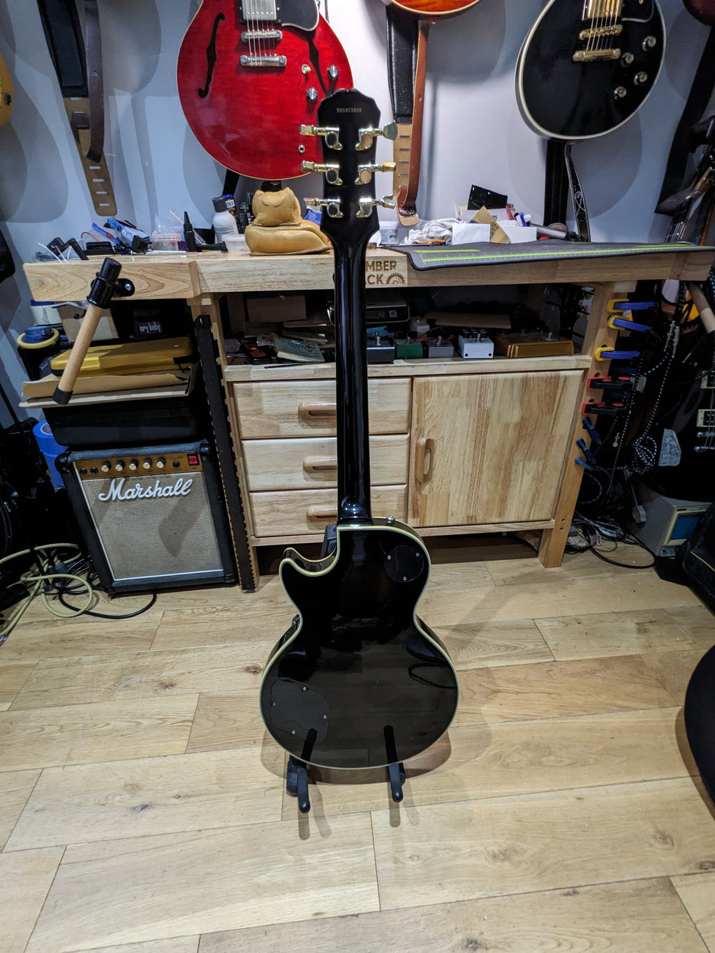 Epiphone Les Paul Custom Ebony Black (2001) Samick, Korea